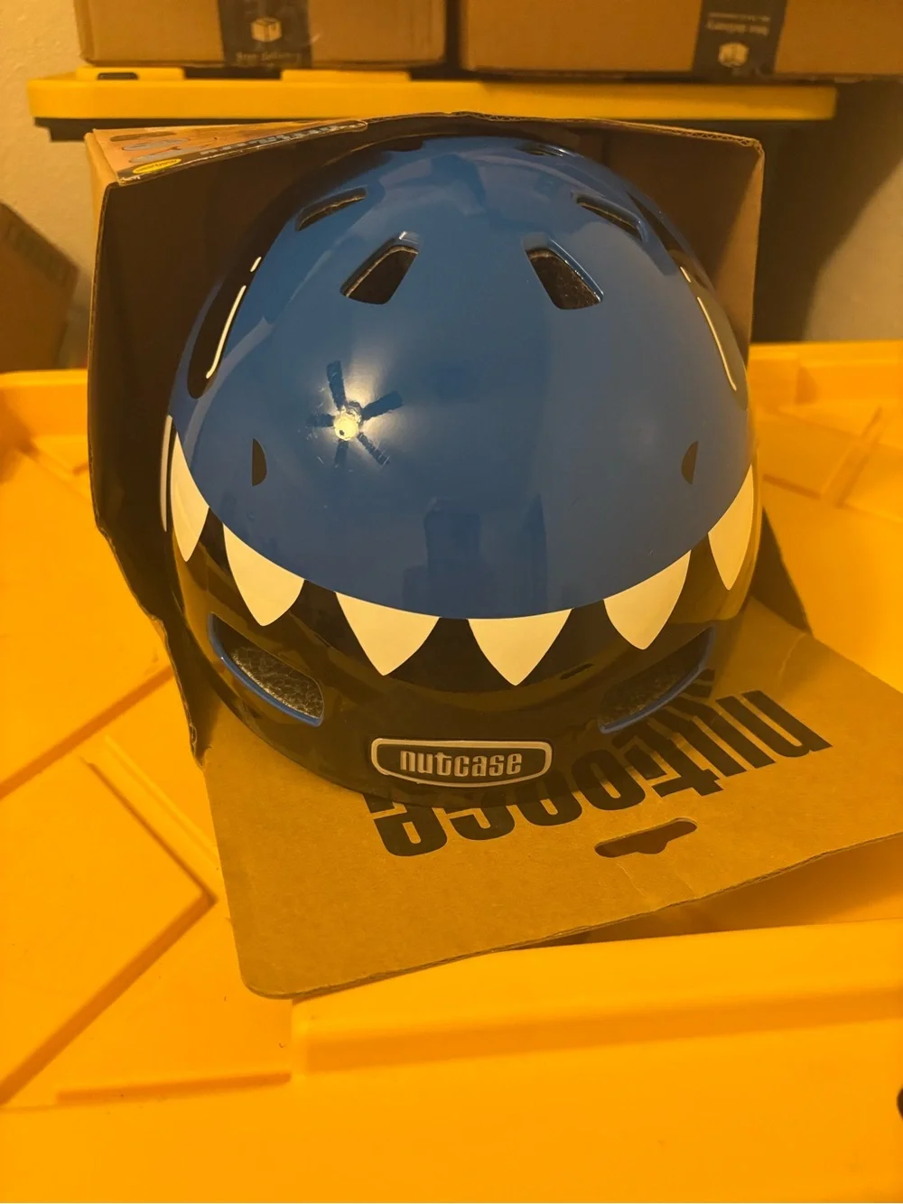 Kids Blue Shark Little Nutty Head Protector
